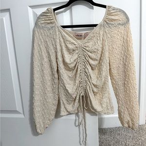 Willow & Root Rusched Top